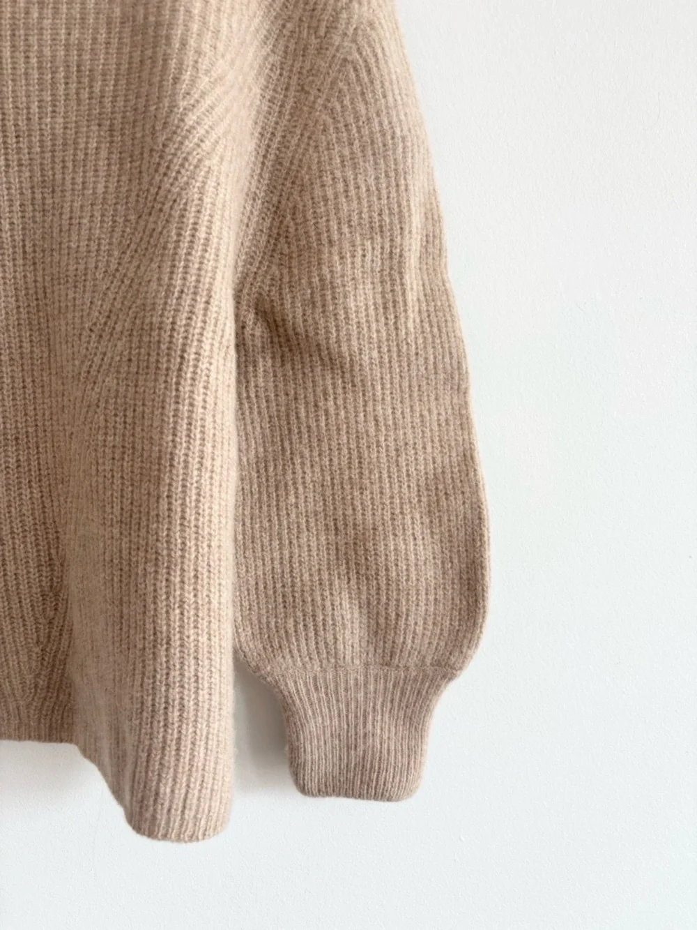 7115 by Szeki Yak and Wool Turtleneck Sweater Wheat Brown - Picture 5 of 15